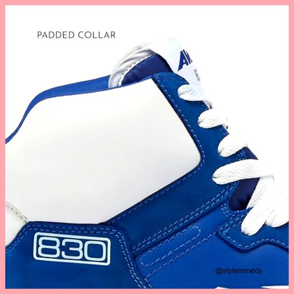 Full Grain Leather High Top Basketball Sneakers, Retro Athletic Shoes main image 4